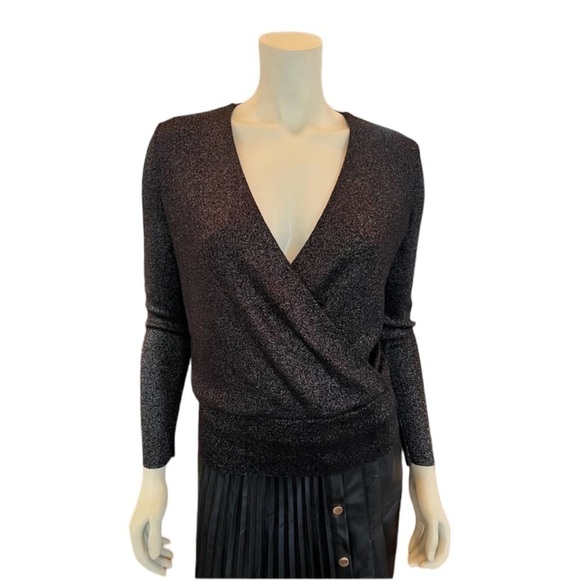 Ann Taylor Sweaters - Ann Taylor black shimmery sweater size: SP